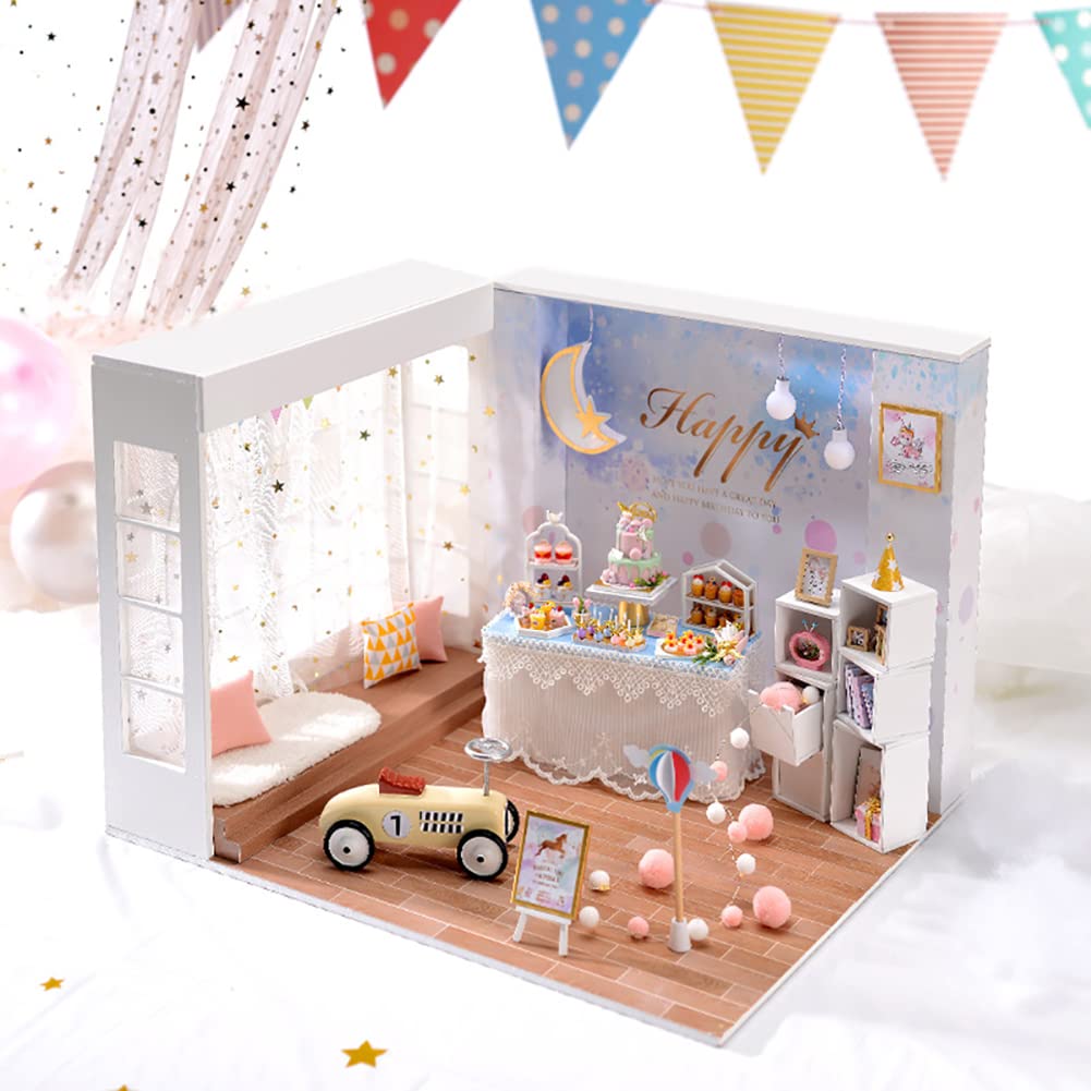 Amazon | 大型 1:12 DIY ドールハウスキット クリエイティブな